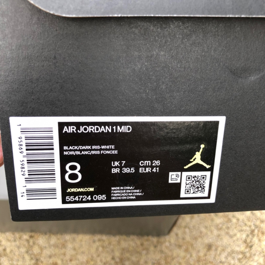 Air Jordan 1 Mid AJ1 Sneaker 554724-095 - EUR FASHION