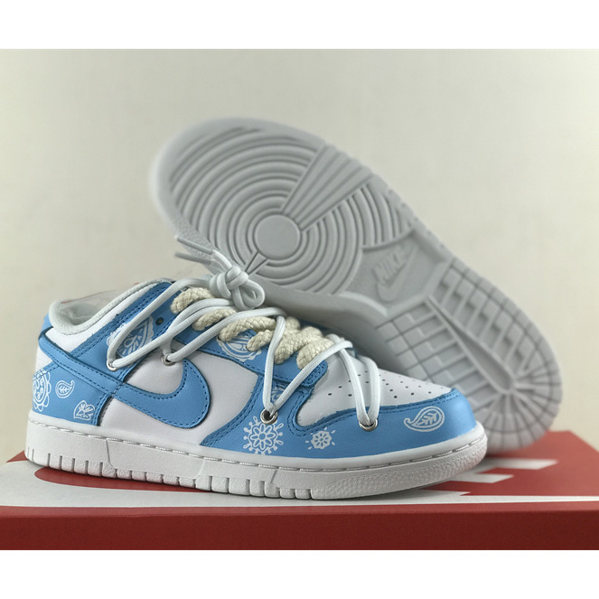 Nike SB Dunk Low Lot „Blau/Weiß Paisleye“ Sneaker DD1503-109 - EUR FASHION