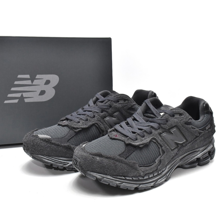 New Balance 2002R Phantom Schwarze Turnschuhe M2002RDB - EUR FASHION