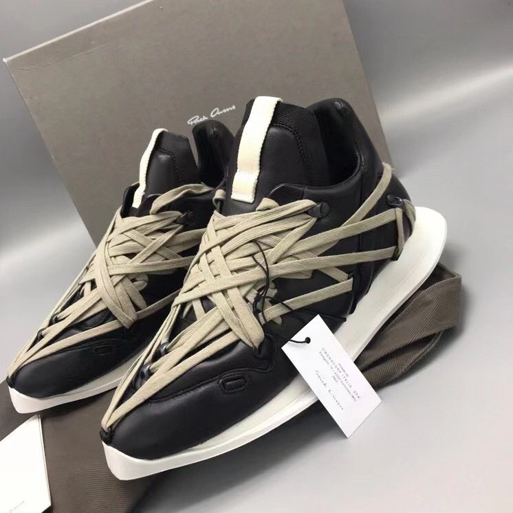 Rick Owens Mega Lace Runner Sneakers - EUR FASHION