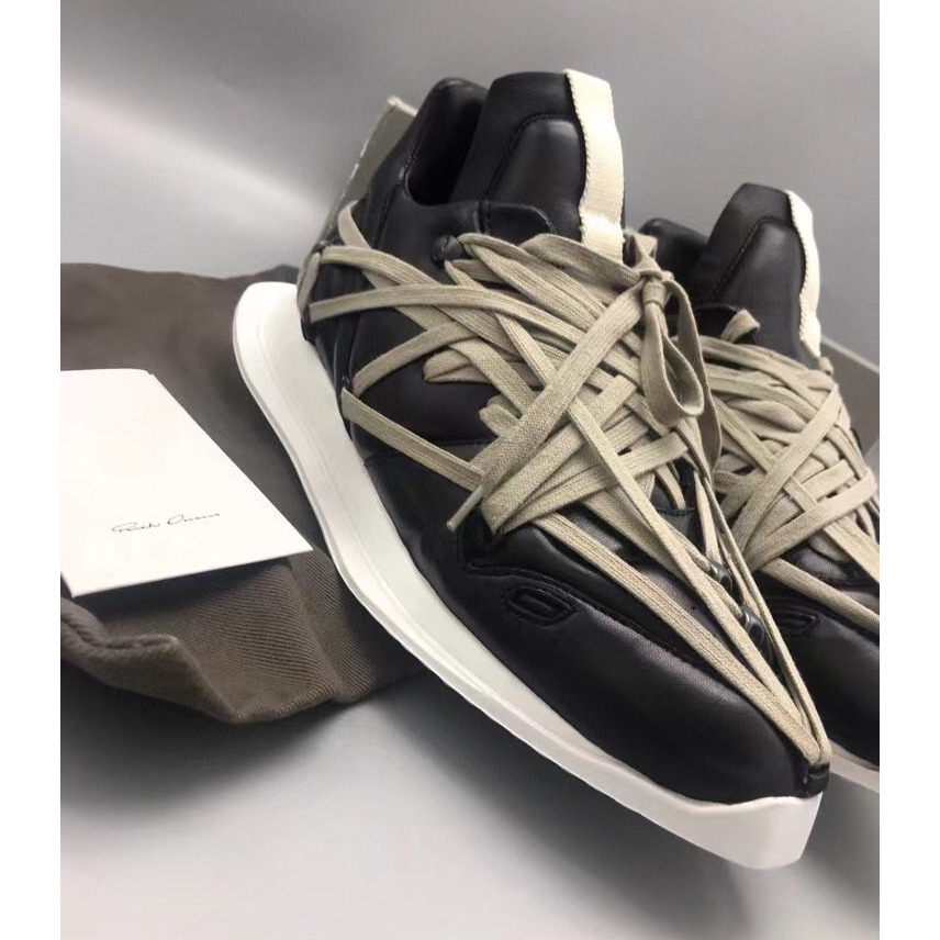 Rick Owens Mega Lace Runner Sneakers - EUR FASHION