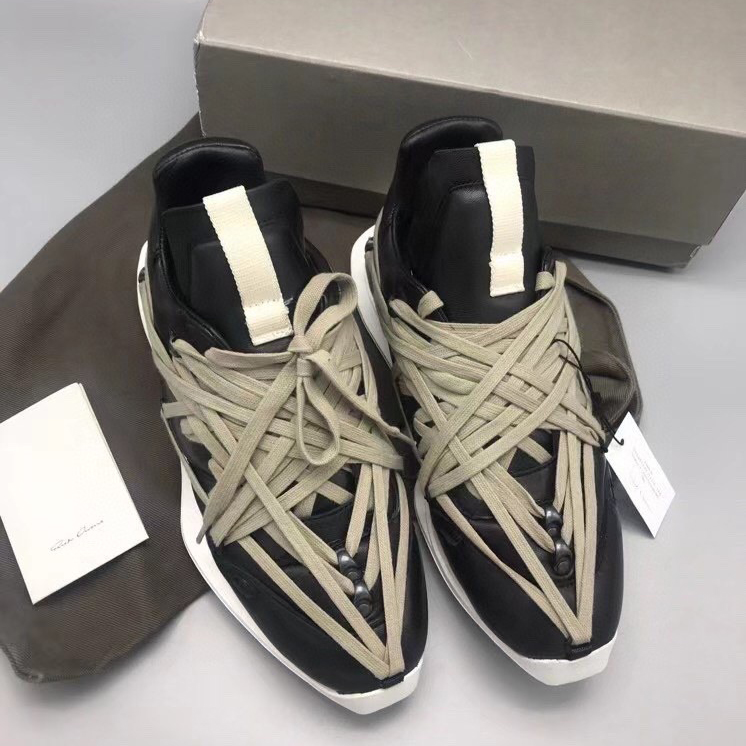 Rick Owens Mega Lace Runner Sneakers - EUR FASHION