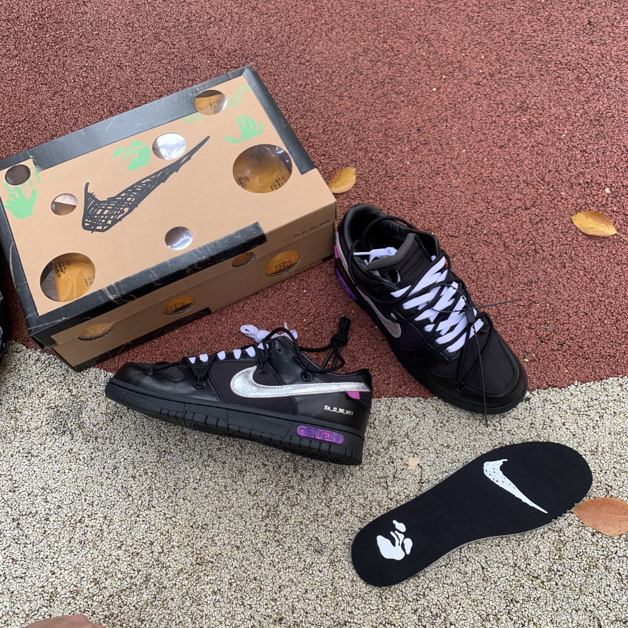 Nike Dunk Low Off-White Lot 50 Sneaker DM1602-001 - EUR FASHION