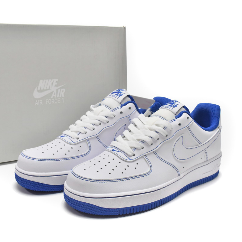 Nike Air Force 1 Low Contrast Stitch Blauer Sneaker CV1724-101 - EUR FASHION