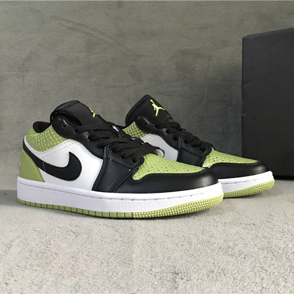 Air Jordan 1 Low „Vivid Green Snakeskin“ Sneaker DX4446-301 - EUR FASHION