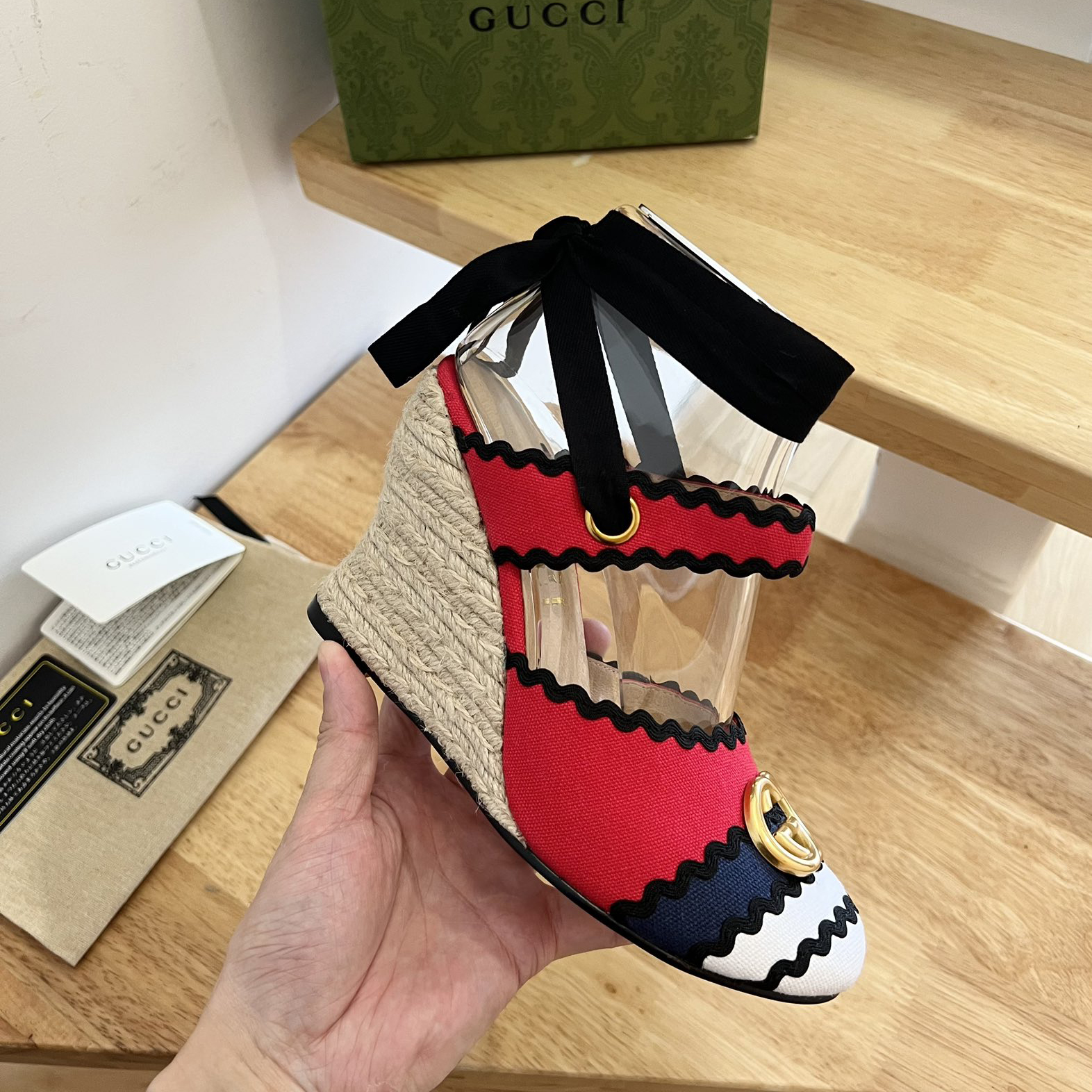 Gucci Damen-Plateau-Espadrilles - EUR FASHION