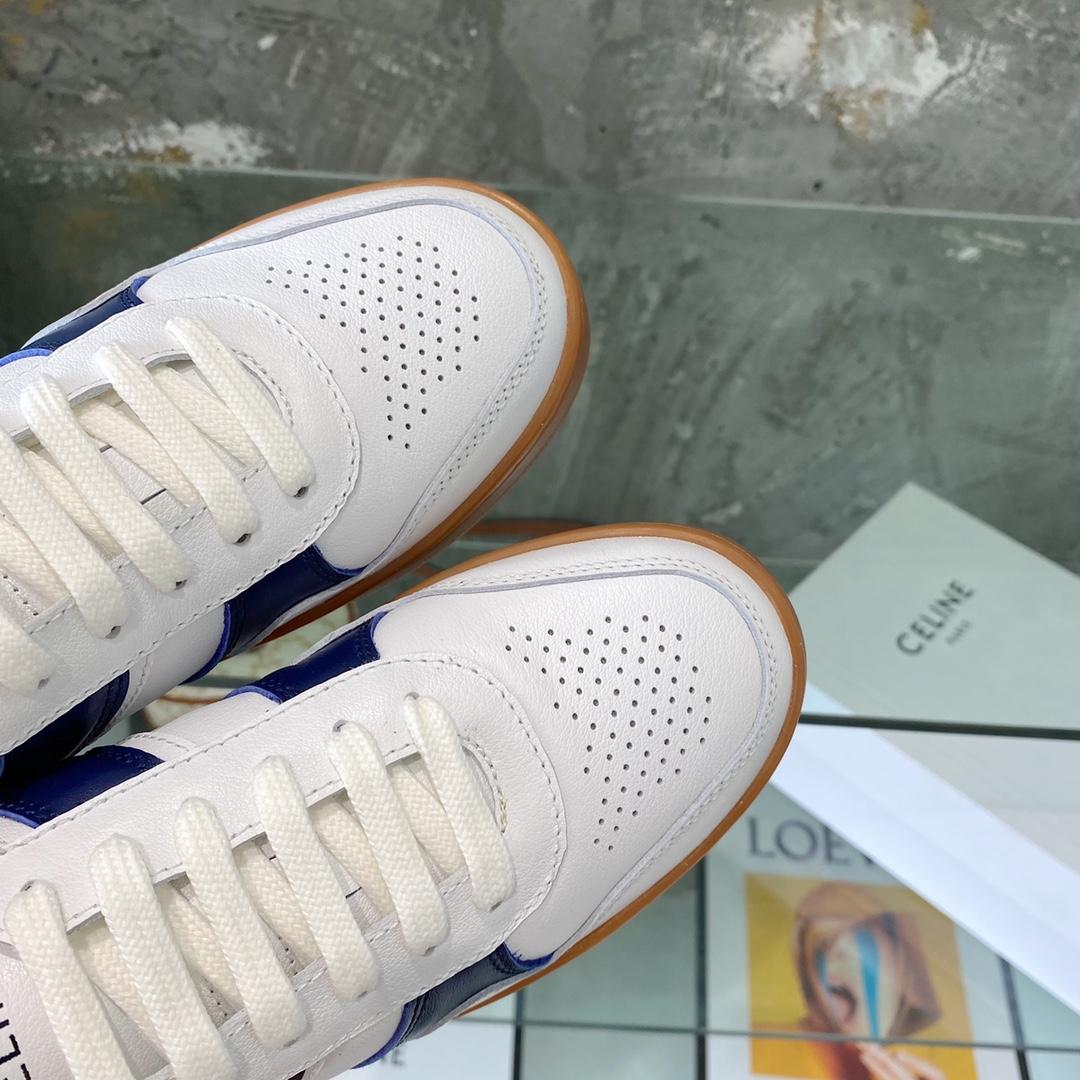 Celine Trainer Low Schnür-Sneaker aus Kalbsleder - EUR FASHION