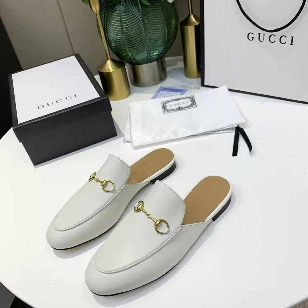 Gucci Princetown Leder-Slipper - EUR FASHION