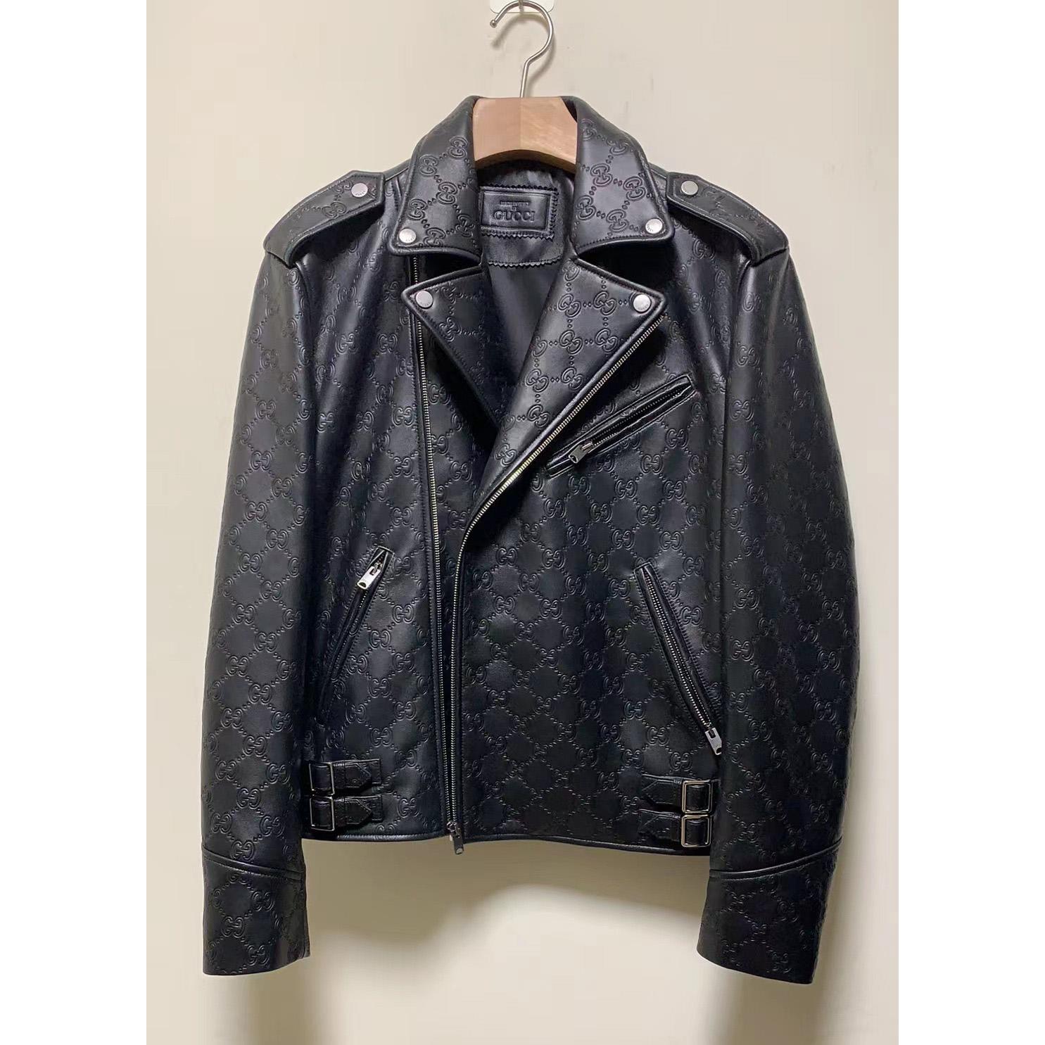 Gucci GG Leder-Bikerjacke - EUR FASHION