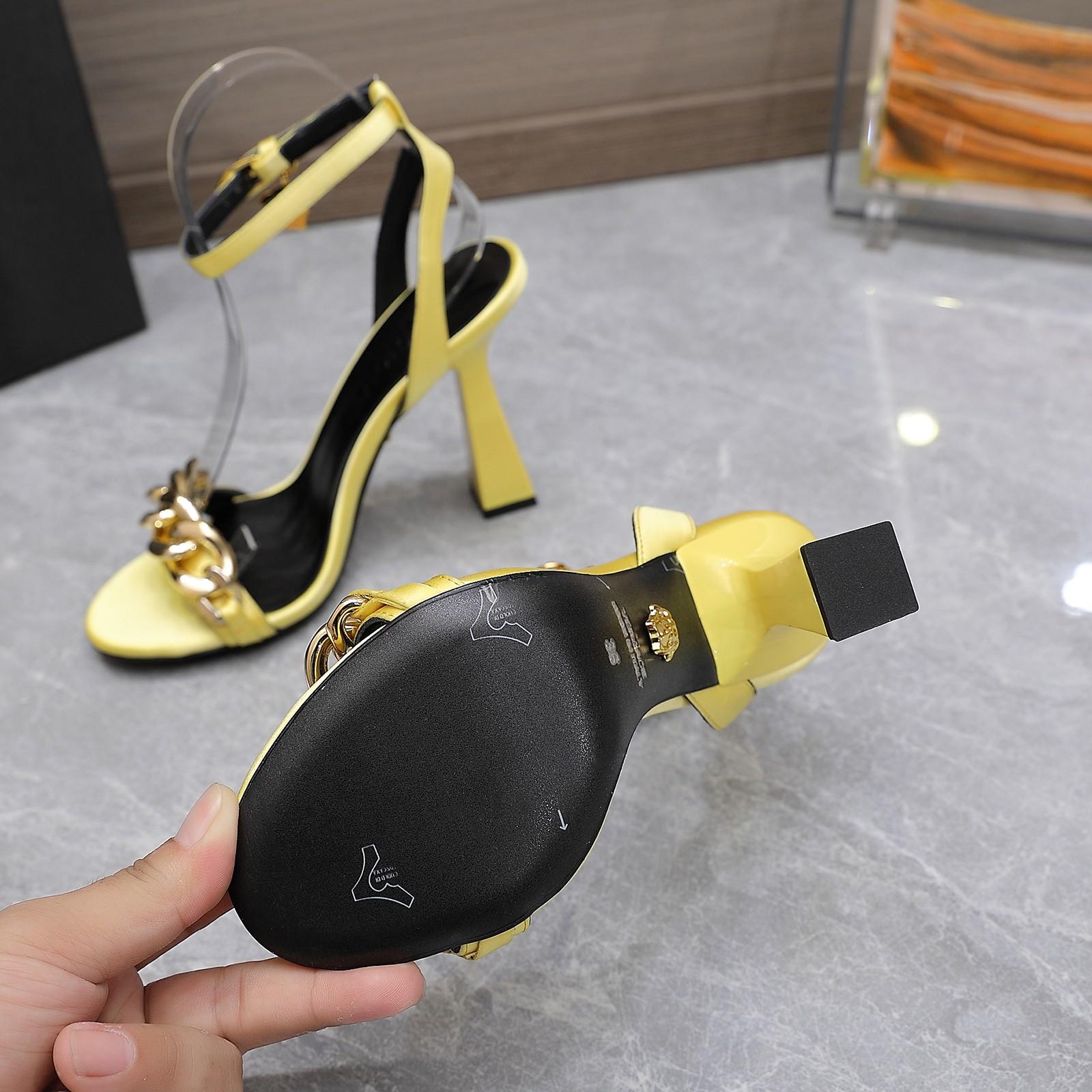 Versace Medusa Chain High Heel Sandalen - EUR FASHION