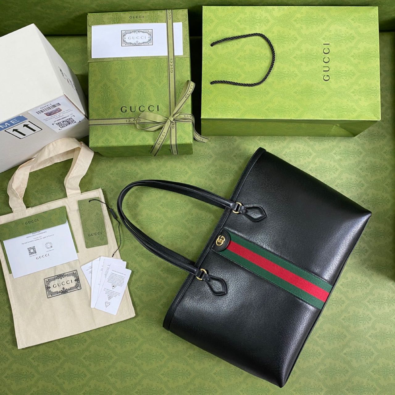 Gucci Ophidia Mittelgroße Tragetasche (38-28-14 cm) - EUR FASHION