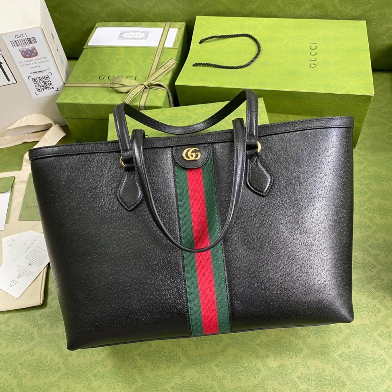 Gucci Ophidia Mittelgroße Tragetasche (38-28-14 cm) - EUR FASHION