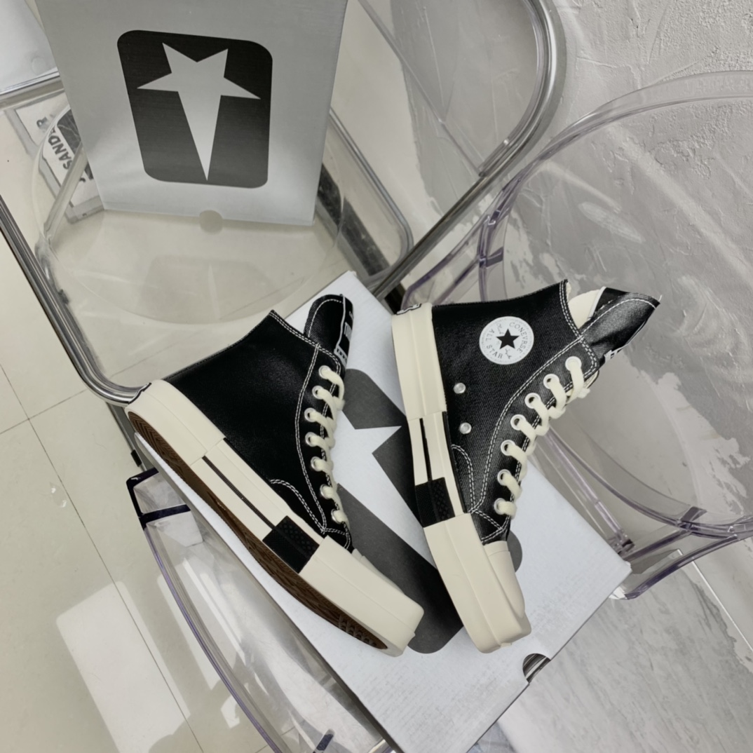 Rick Owens x Converse x Drkshdw Turbodrk Sneakers - EUR FASHION