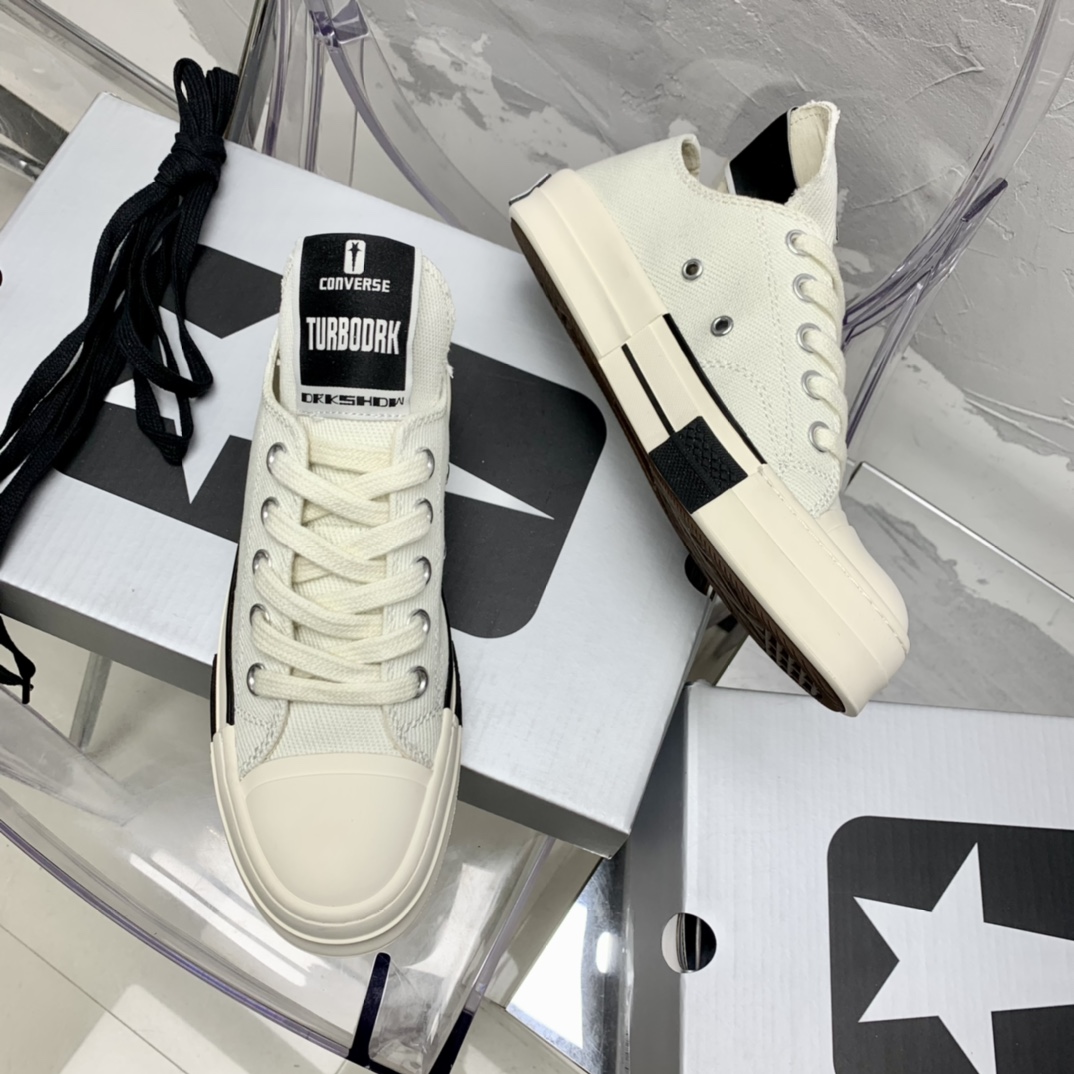 Rick Owensx Converse x Drkshdw Drkstar Hi Sneakers - EUR FASHION