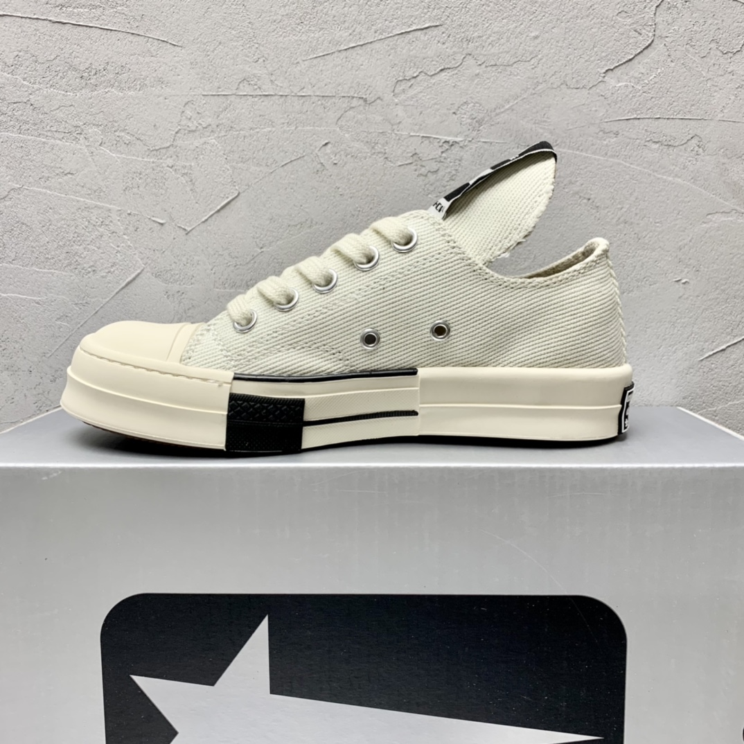 Rick Owensx Converse x Drkshdw Drkstar Hi Sneakers - EUR FASHION