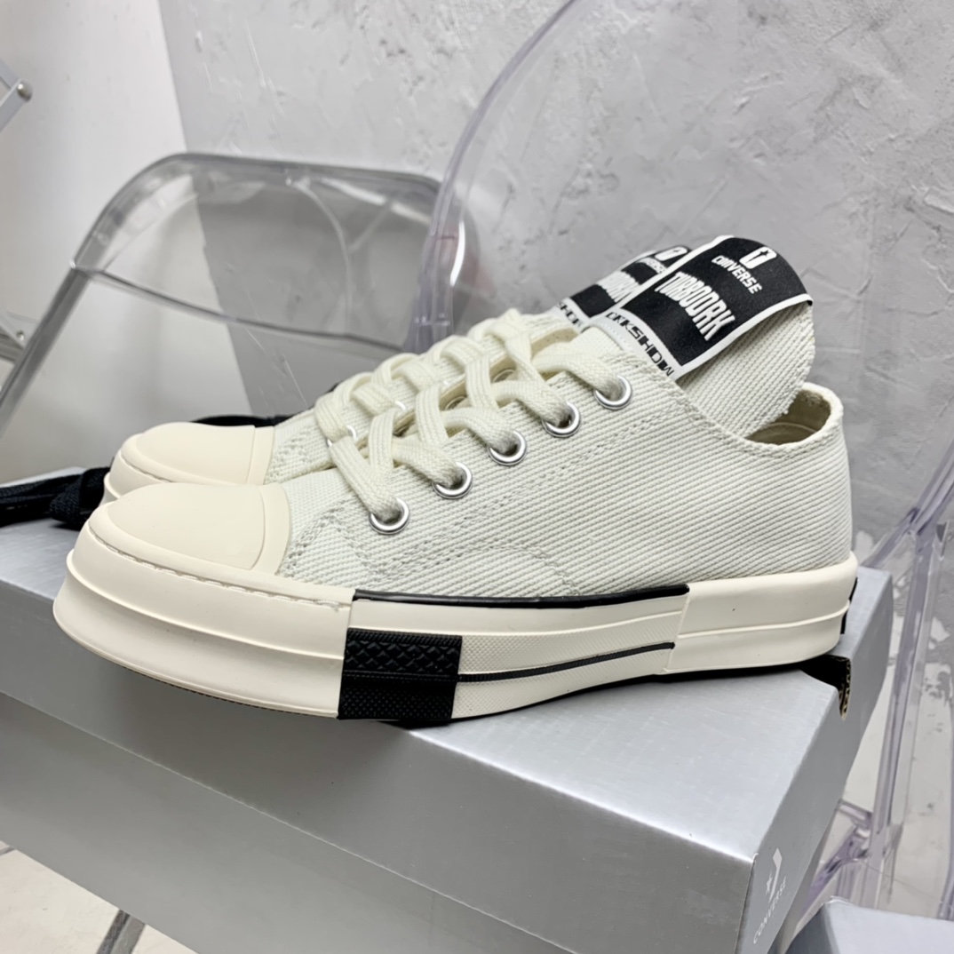 Rick Owensx Converse x Drkshdw Drkstar Hi Sneakers - EUR FASHION