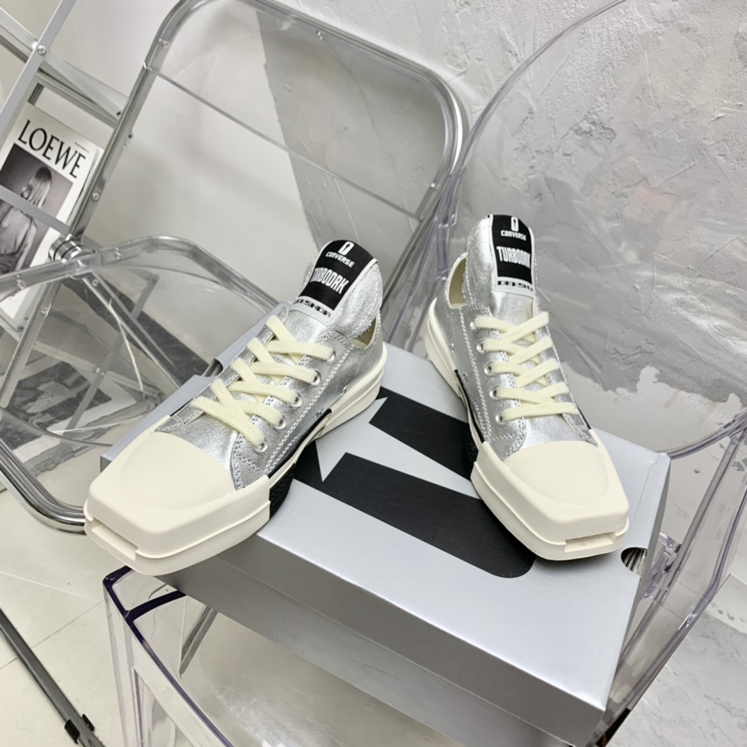 Rick Owens x Converse x Drkshdw Turbodrk Sneakers - EUR FASHION