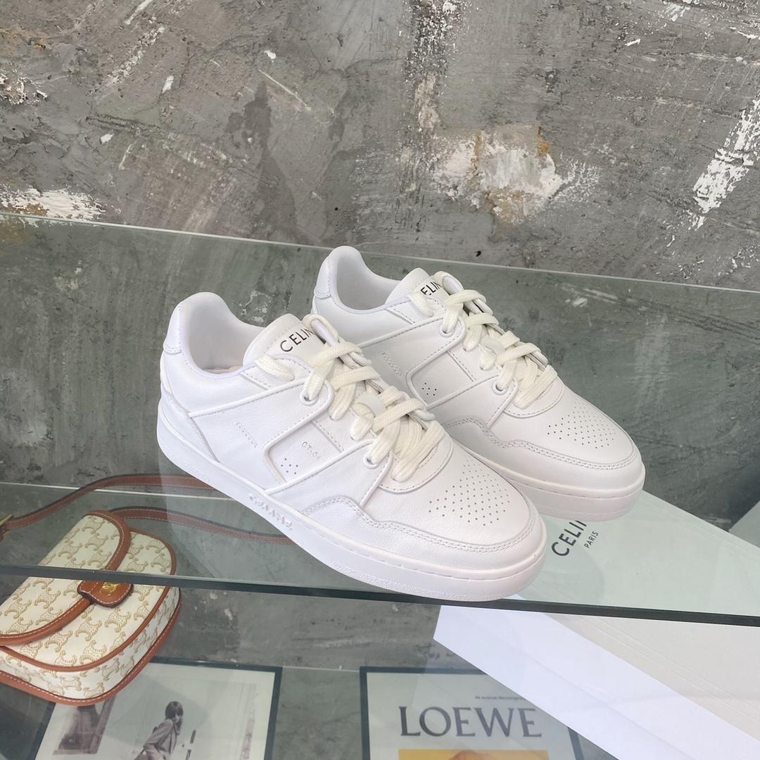 Celine Trainer Low Schnür-Sneaker aus Kalbsleder - EUR FASHION