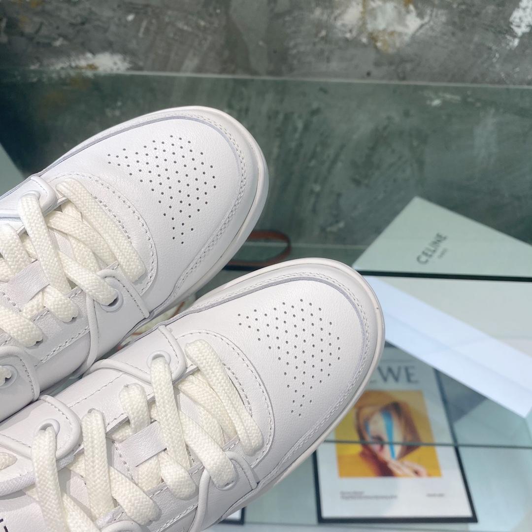 Celine Trainer Low Schnür-Sneaker aus Kalbsleder - EUR FASHION