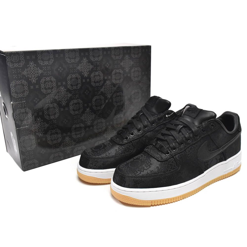 Nike Air Force 1 Low Fragment Design x Clot Black Silk Sneaker CZ3986-001 - EUR FASHION