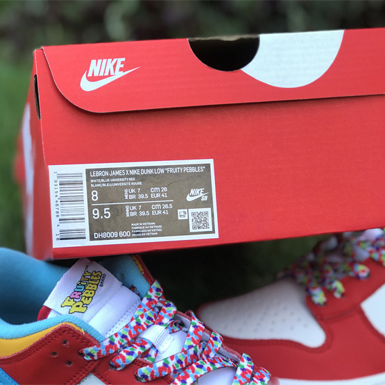 LeBron James x Nike Dunk Low „Fruity Pebbles“ Sneaker DH8009-600 - EUR FASHION