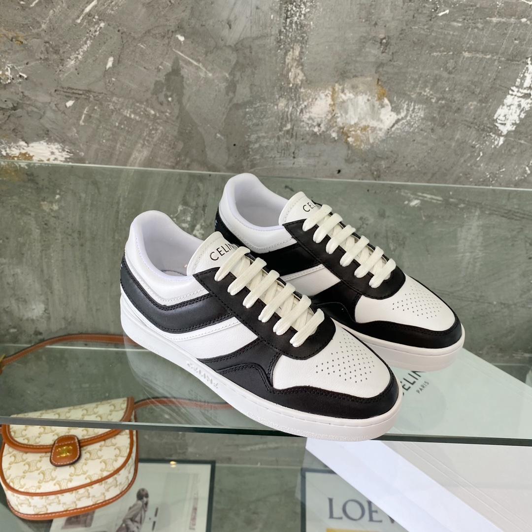 Celine Trainer Low Schnür-Sneaker aus Kalbsleder - EUR FASHION