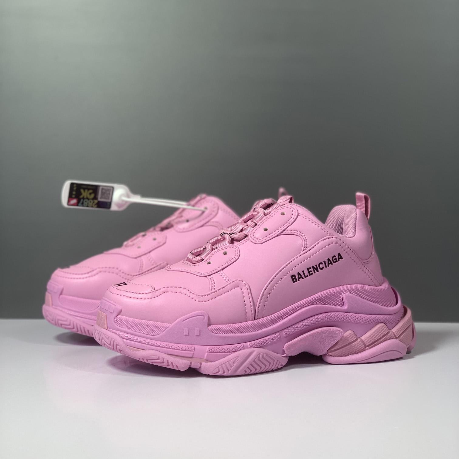 Balenciaga Triple S Sneaker aus rosa technischem Material - EUR FASHION