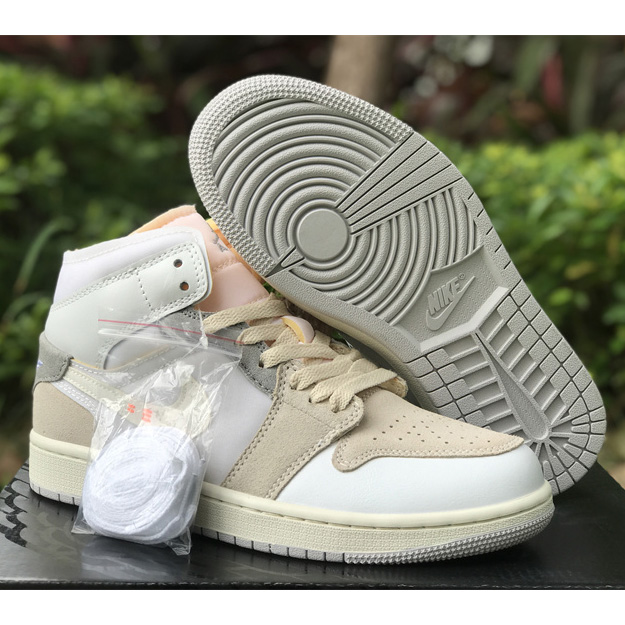 Air Jordan 1 Mid „White And Phantom“ Sneaker DM9652-100 - EUR FASHION