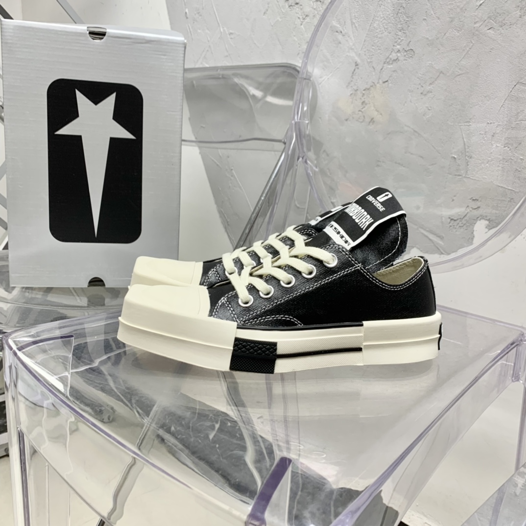 Rick Owens x Converse x Drkshdw Turbodrk Sneakers - EUR FASHION