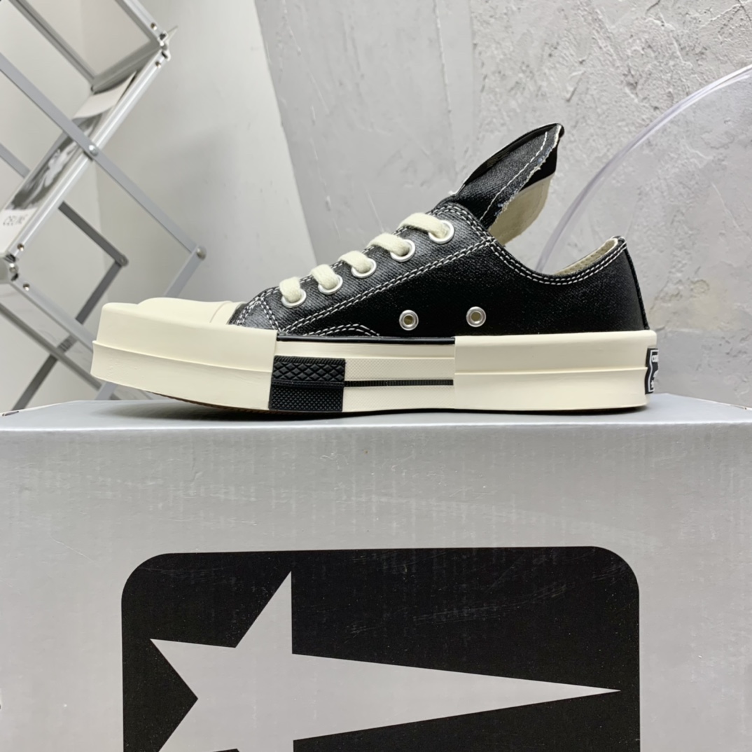 Rick Owens x Converse x Drkshdw Turbodrk Sneakers - EUR FASHION