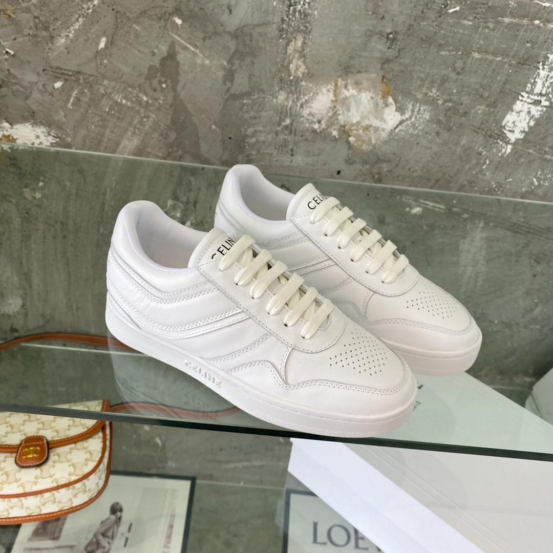 Celine Trainer Low Schnür-Sneaker aus Kalbsleder - EUR FASHION