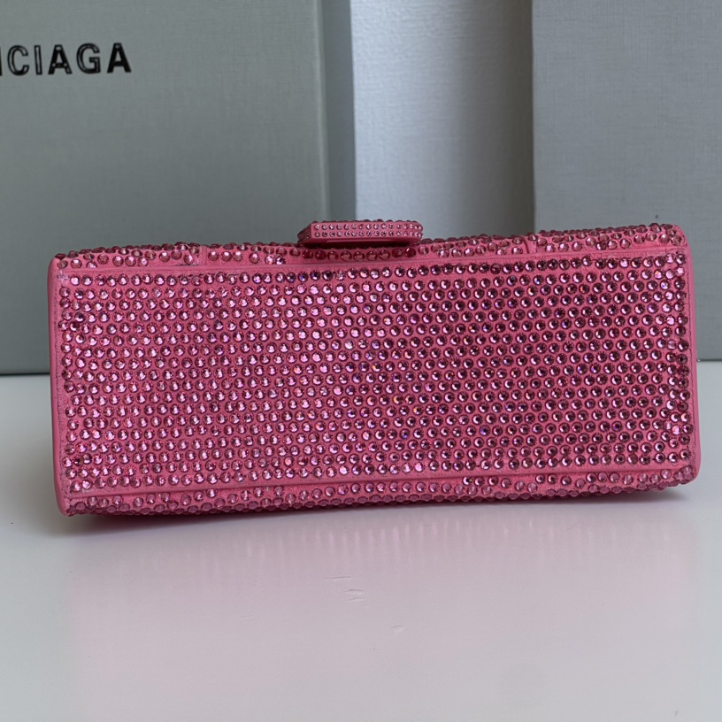 Balenciaga Hourglass XS Handtasche mit Strasssteinen (19-8-21cm) - EUR FASHION