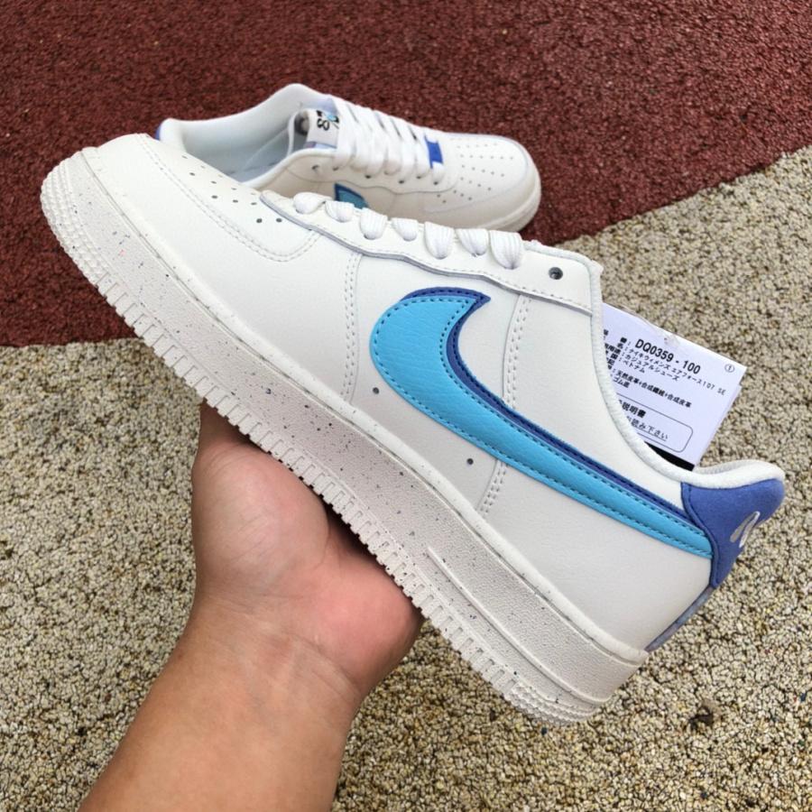 Nike Air Force 1’07 LV8 EMB „82 Weiß Blau“ Sneaker DQ0359-100 - EUR FASHION