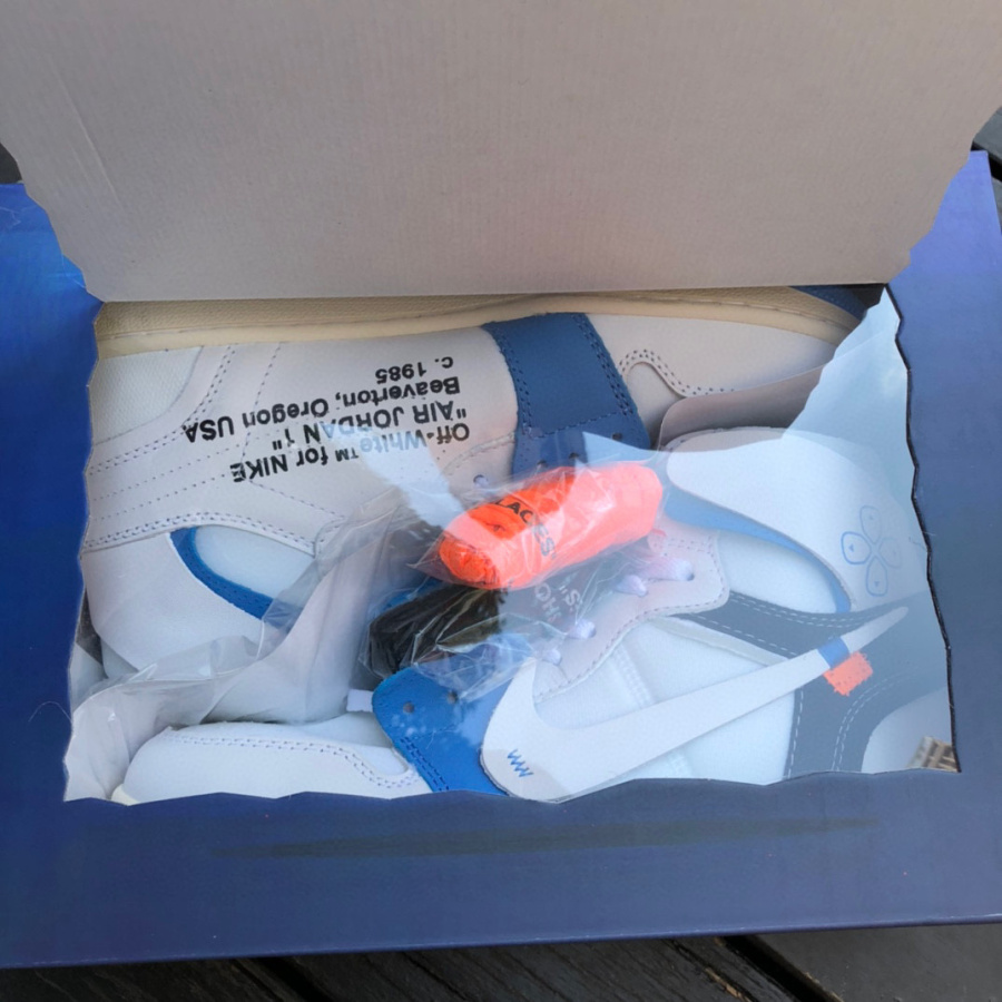 Off-White x Air Jordan 1 OW High Sneaker 50818-168 - EUR FASHION