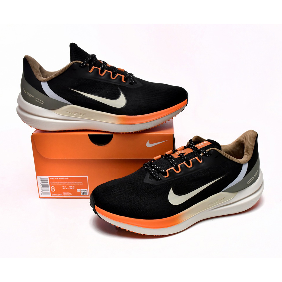 Nike Air Winflo 9 Schwarzer Kokosnussmilch-Sneaker DX6040-071 - EUR FASHION