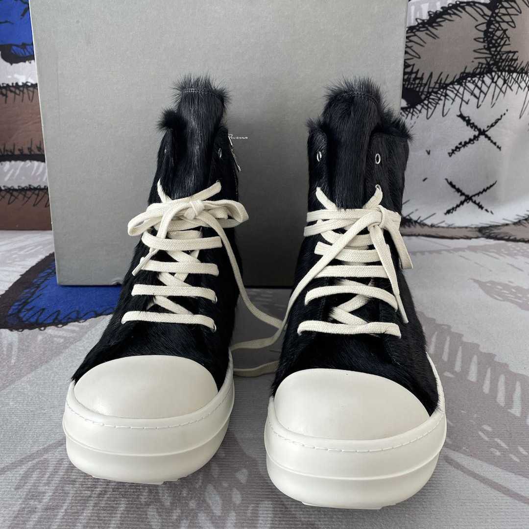 Rick Owens High-Top-Sneaker in Schwarz - EUR FASHION