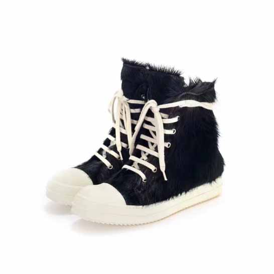 Rick Owens High-Top-Sneaker in Schwarz - EUR FASHION