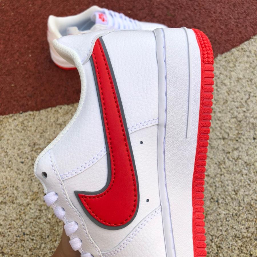 Air Force 1’07 Low „White/University Red/Sliver“ Sneaker DX9269-101 - EUR FASHION