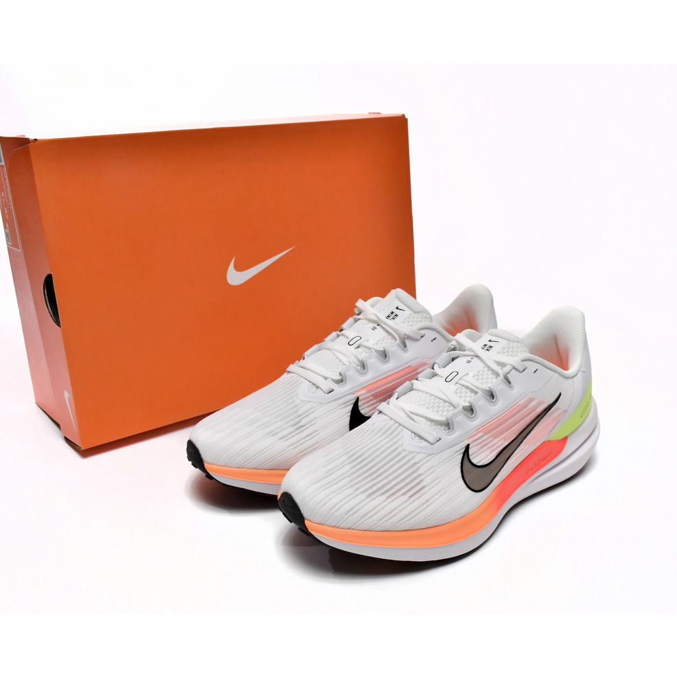 Nike Air Winflo 9 Weiß Orange Sneaker DD6203-100 - EUR FASHION