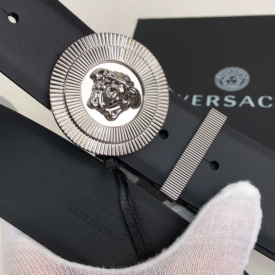 Versace Emaille-Medusa-Biggie-Gürtel, 40 mm - EUR FASHION