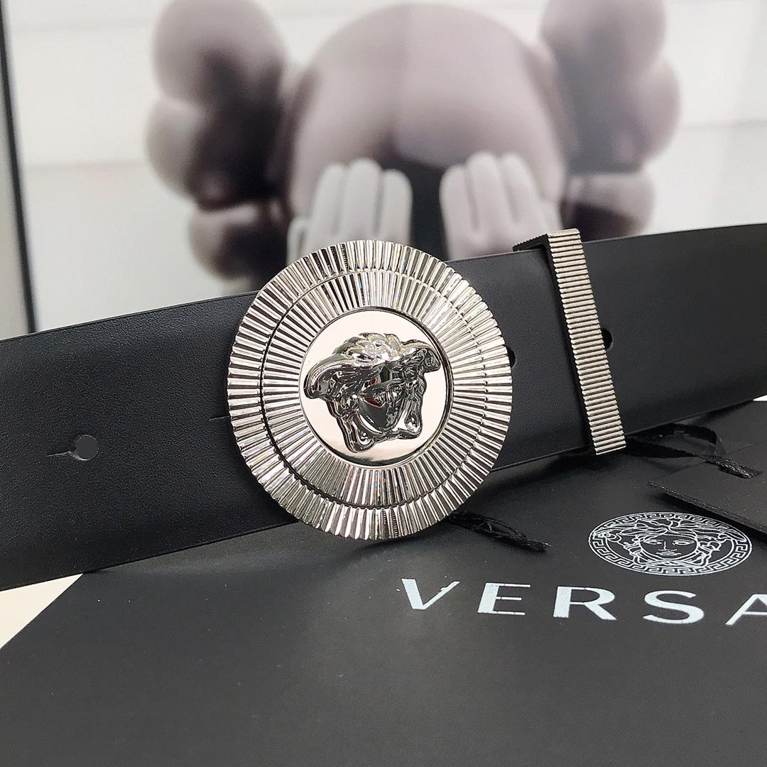 Versace Emaille-Medusa-Biggie-Gürtel, 40 mm - EUR FASHION