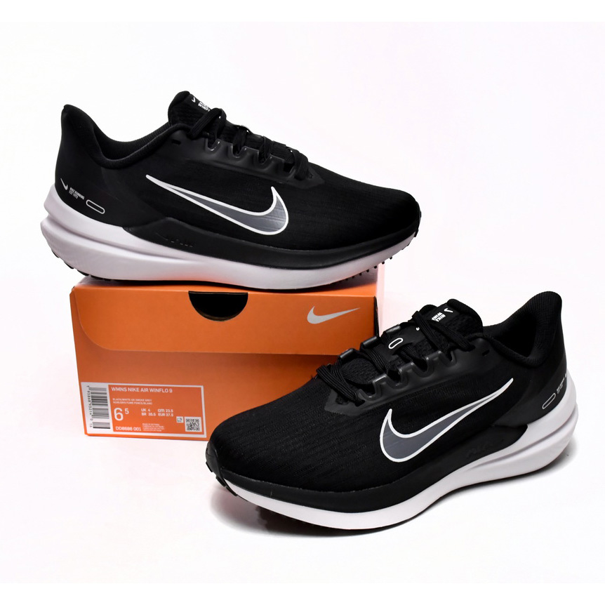 Nike Air Winflo 9 Sneaker in Schwarz, Dunkelrauchgrau, DD8686-001 - EUR FASHION