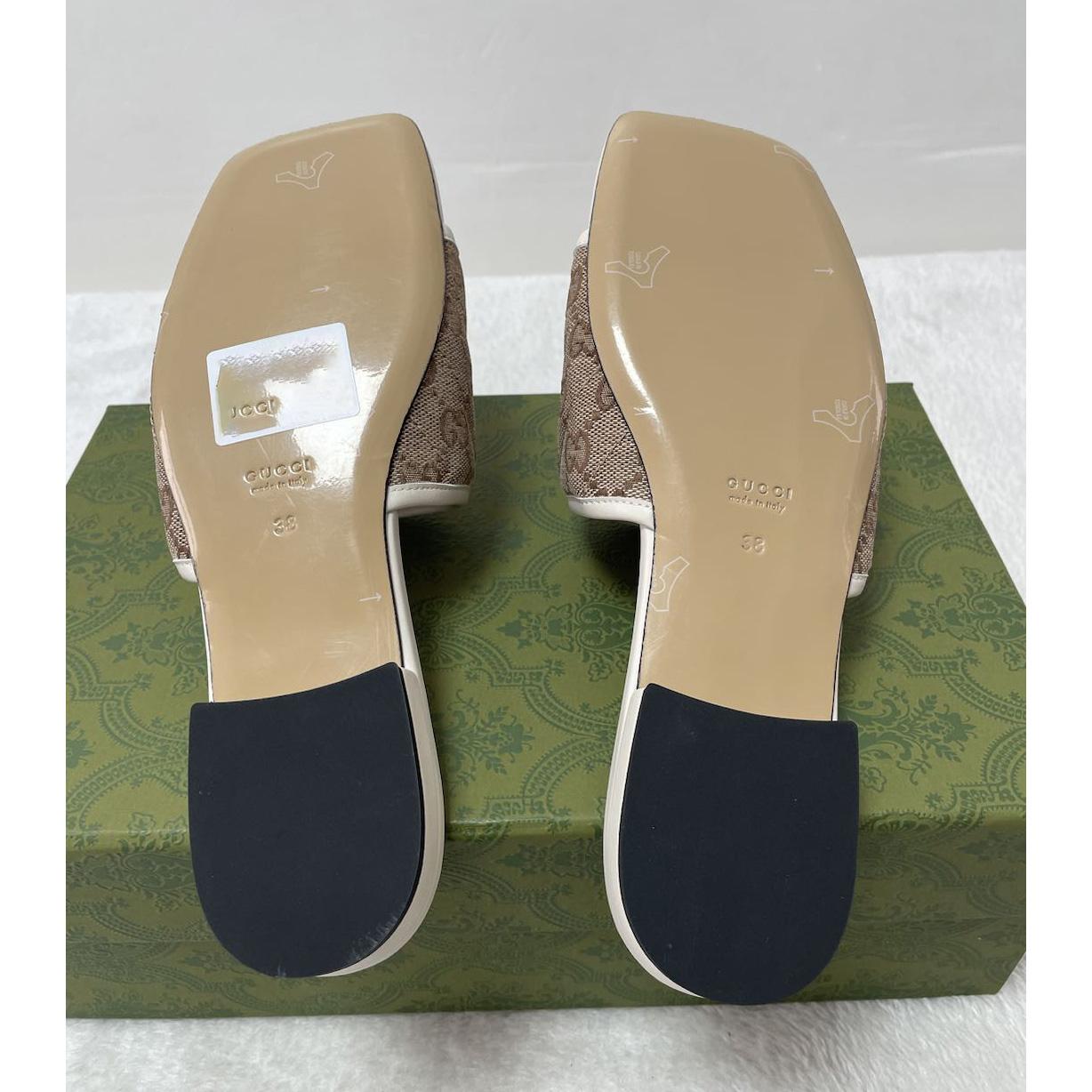 Gucci Damen-Slide-Sandale mit Doppel-GG - EUR FASHION