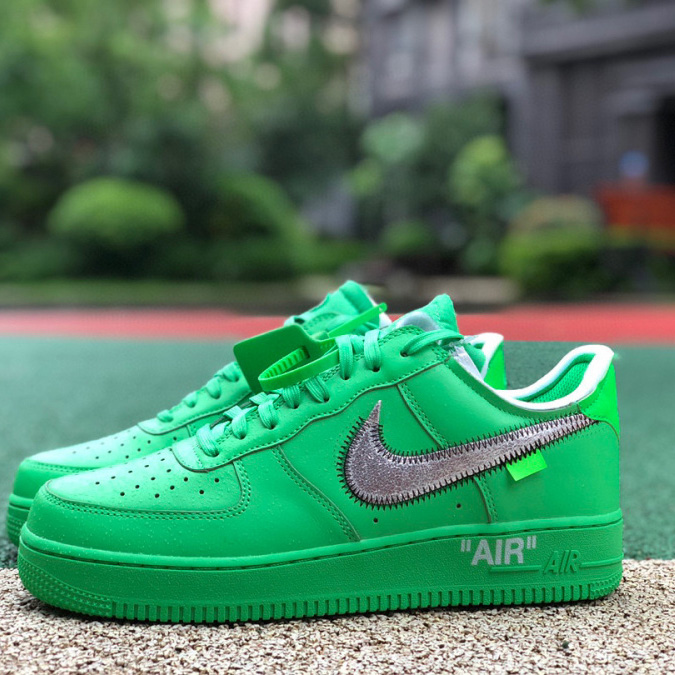 Off-White x Nike Air Force 1 „Light Green Spark“ Sneaker dx1419-300 - EUR FASHION