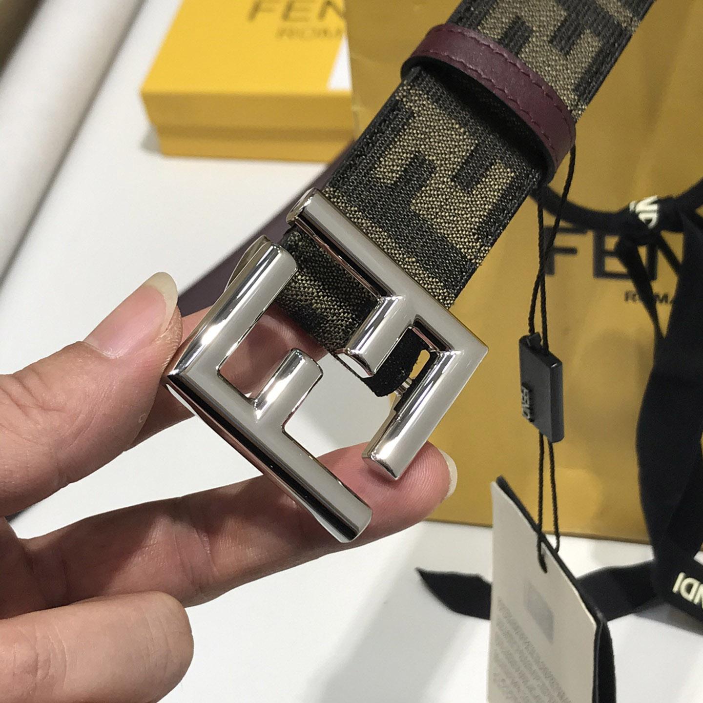 Fendi Brauner Stoffgürtel - EUR FASHION