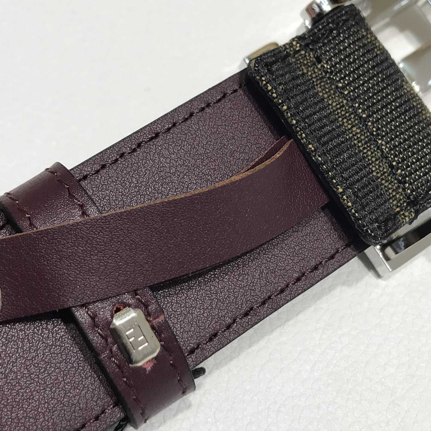 Fendi Brauner Stoffgürtel - EUR FASHION