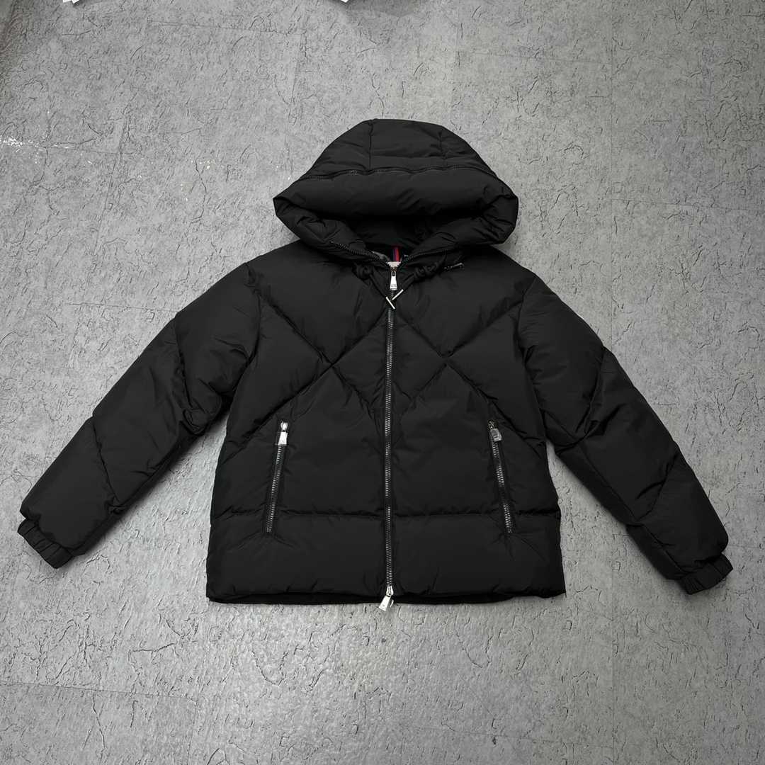 Moncler Schwarze Daynamic Porossan Daunenjacke - EUR FASHION