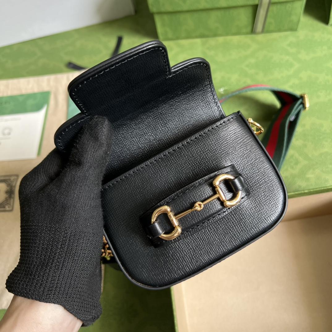 Gucci Horsebit 1955 Geldbörse mit Riemen (12–9–4 cm) - EUR FASHION