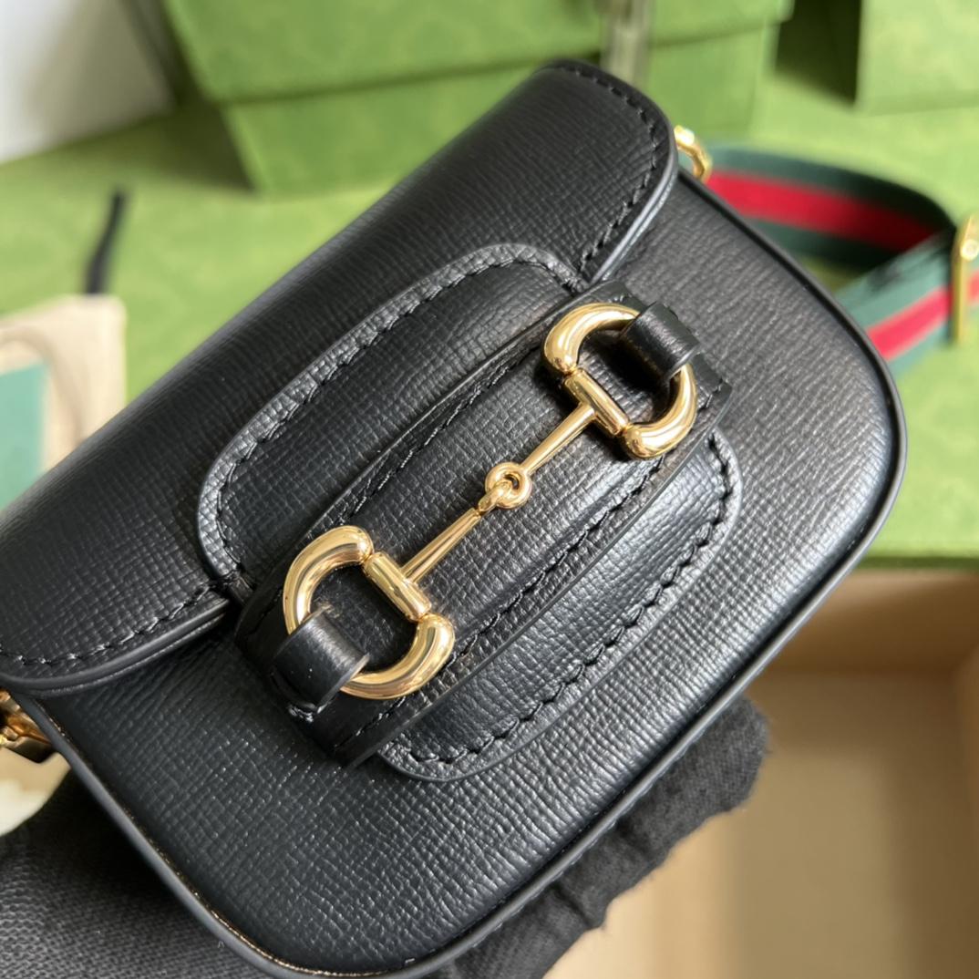 Gucci Horsebit 1955 Geldbörse mit Riemen (12–9–4 cm) - EUR FASHION