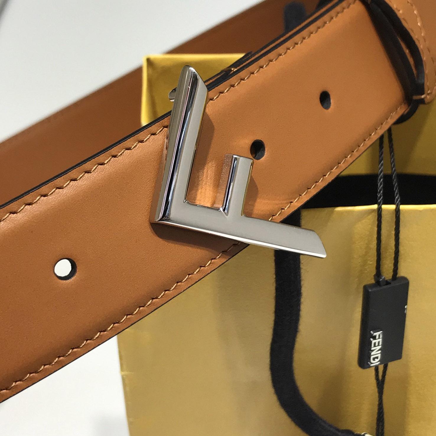 Fendi Brauner Ledergürtel - EUR FASHION